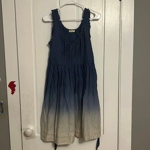 Blue ombré dress